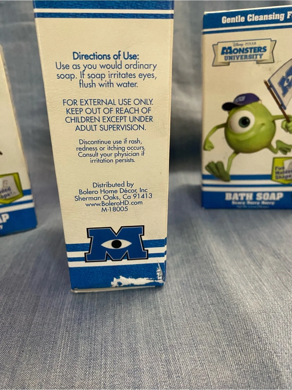 Disney Monsters Inc Mike Wazowski Scary Berry Scented Bath Soap 4-Pack 2013